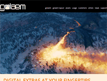 Tablet Screenshot of golaem.com